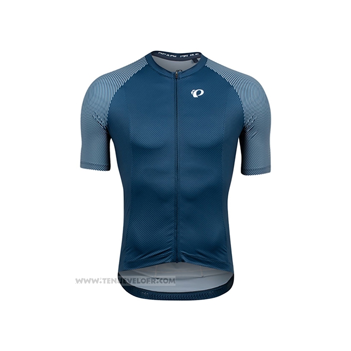 2021 Maillot Cyclisme Pearl Izumi Fonce Bleu Manches Courtes et Cuissard